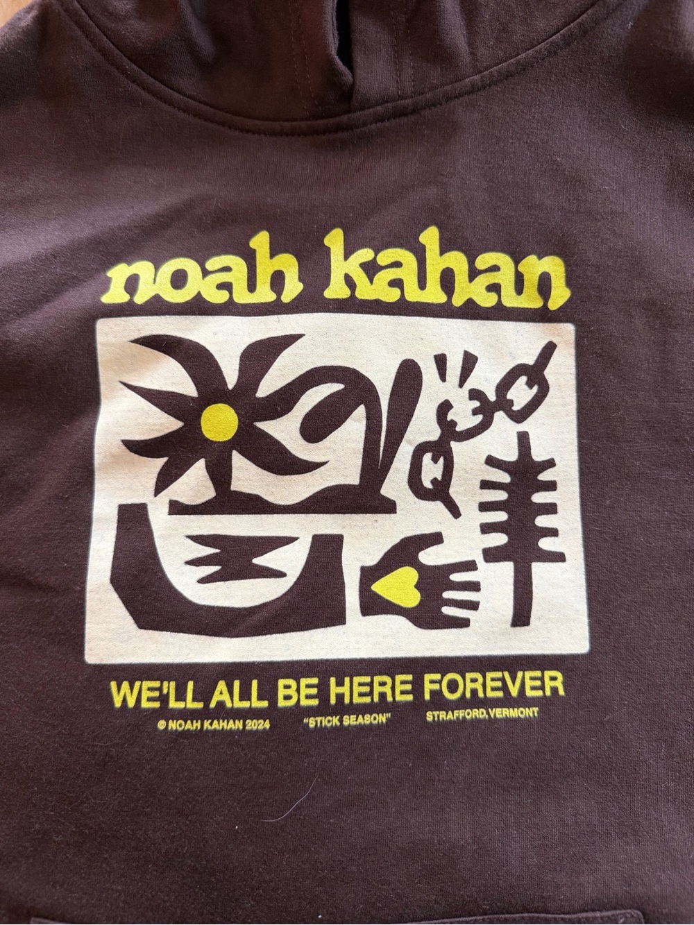 Noah Kahan 2024 Tour Hoodie - Brown